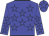 Big-blue body, blue stars, big-blue arms, blue stars, big-blue cap, blue star Big-blue body, blue stars, big-blue arms, blue stars, big-blue cap, blue star