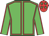 Lime Green, Red seams, Red cap, Lime Green stars