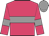 Rose body, grey hoop, rose arms, grey armlets, grey cap