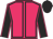 Rose body, black seams, black arms, rose seams, black cap