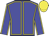Big-blue body, yellow seams, big-blue arms, yellow seams, yellow cap