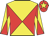 Red & yellow diabolo, yellow star on cap