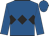 Royal blue, black triple diamond, royal blue cap