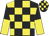 Black and yellow check, halved sleeves