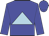 blue, light blue  triangle, blue arms, blue cap