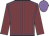 Garnet body, mauve seams, garnet arms, mauve cap