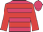 Rose body, red hooped, red arms, rose cap