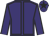 Purple, black seams, purple cap, black star