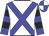 White, blue cross sashes, blue and black hooped sleeves, blue and white quartered cap White, blue cross sashes, blue and black hooped sleeves, blue and white quartered cap