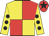 Yellow and red (quartered), yellow sleeves, black spots, red cap, black star