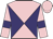 Pink and purple diabolo, pink sleeves, purple armlets, pink cap