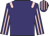 Purple, pink epaulets, striped sleeves and cap