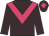 Brown body, rose chevron, brown arms, brown cap, rose diamond