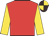 Red, gold sleeves, brown and gold quartered cap