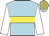 Light blue, yellow hoop, white sleeves, light blue & yellow striped cap
