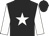 Black body, white star, white arms, black cap