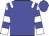 Big-blue body, white epaulettes, white arms, big-blue hooped, big-blue cap