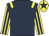 Dark blue, yellow epaulets, yellow and dark blue striped sleeves, yellow cap, dark blue star Dark blue, yellow epaulets, yellow and dark blue striped sleeves, yellow cap, dark blue star