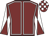 Maroon, white seams, white and maroon diabolo on sleeves, maroon and white check cap
