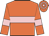 ORANGE, PINK hoop and armlets, hooped cap