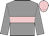 Grey, pink hoop, pink cap