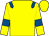 Yellow, royal blue epaulets and armlets Yellow, royal blue epaulets and armlets