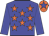 Big-blue body, orange stars, big-blue arms, orange cap, big-blue star Big-blue body, orange stars, big-blue arms, orange cap, big-blue star