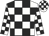 White body, black checked, white arms, black checked, white cap, black checked White body, black checked, white arms, black checked, white cap, black checked