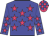 Big-blue body, rose stars, big-blue arms, rose stars, rose cap, big-blue checked Big-blue body, rose stars, big-blue arms, rose stars, rose cap, big-blue checked