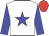 White, Blue star and sleeves, Red cap White, Blue star and sleeves, Red cap