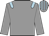 grey, light blue epaulettes, grey cap, light blue stripes grey, light blue epaulettes, grey cap, light blue stripes