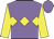 Mauve, yellow triple diamond and sleeves Mauve, yellow triple diamond and sleeves