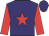 Purple, red star and sleeves Purple, red star and sleeves