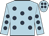 LIGHT BLUE, DARK BLUE spots