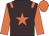 brown, orange star, orange epaulettes, orange sleeves and cap