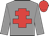 Grey body, red cross of lorraine, grey arms, red cap Grey body, red cross of lorraine, grey arms, red cap