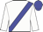 White, blue sash and cap