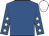 Royal blue, white stars on sleeves, white cap Royal blue, white stars on sleeves, white cap