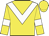 Yellow, white chevron, white armlet, yellow cap Yellow, white chevron, white armlet, yellow cap