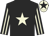 Black, beige star, striped sleeves, beige cap, black star Black, beige star, striped sleeves, beige cap, black star