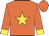 orange, yellow star, yellow cuffs