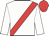 White, red sash, red cap