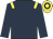 Dark Blue, Yellow epaulettes, Yellow cap, Dark Blue hoop