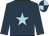 dark blue, light blue star, quartered cap