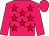 Rose body, red stars, rose arms, rose cap