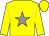 Yellow, grey star, yellow cap