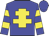 blue, yellow cross of lorraine, blue sleeves, yellow hoops