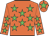 Orange, lime green stars, star on cap