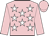 Pink, white stars, pink sleeves & cap