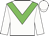White body, big-green chevron, white arms, white cap
